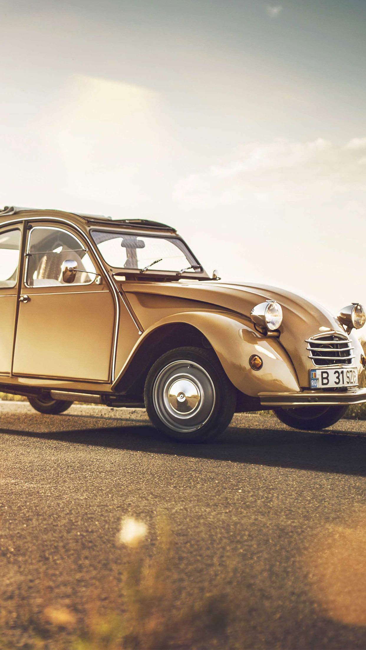1242x2208  Citroen 2cv car wallpaper #Iphone #android #citroen #car #wallpaper more like это на wallzapp.com 