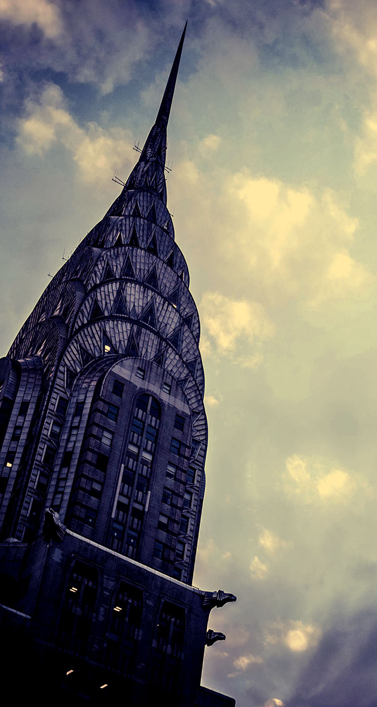 744x1392   42+] Chrysler Building Обои на WallpaperSafari 