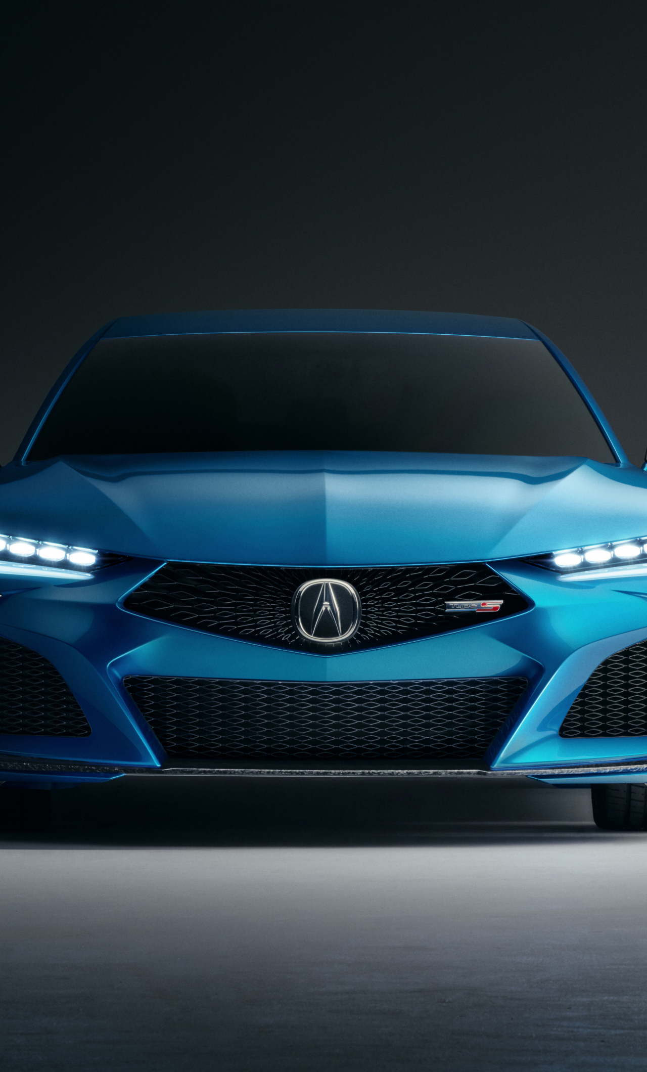 1280x2120   Скачать 1280x2120 обои acura type s concept blue car 2019 iphone 6 plus 1280x2120 hd изображение фон 22376 
