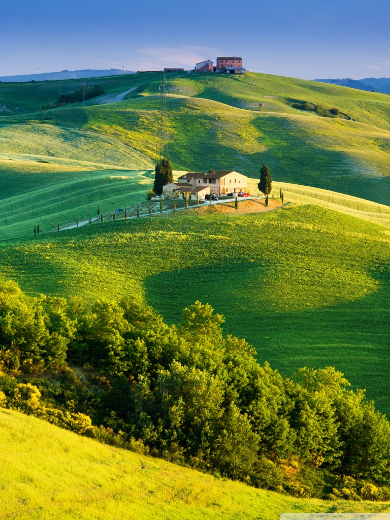768x1024   Beautiful Tuscany Landscape Ultra HD Desktop Background Wallpaper for 4K UHD TV: Двойной монитор: Планшет: Смартфон