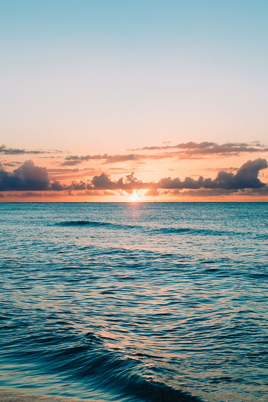 910x1365  HD wallpaper: пляж куба варадеро океан днем облачно закат оранжевый | Wallpaper Flare