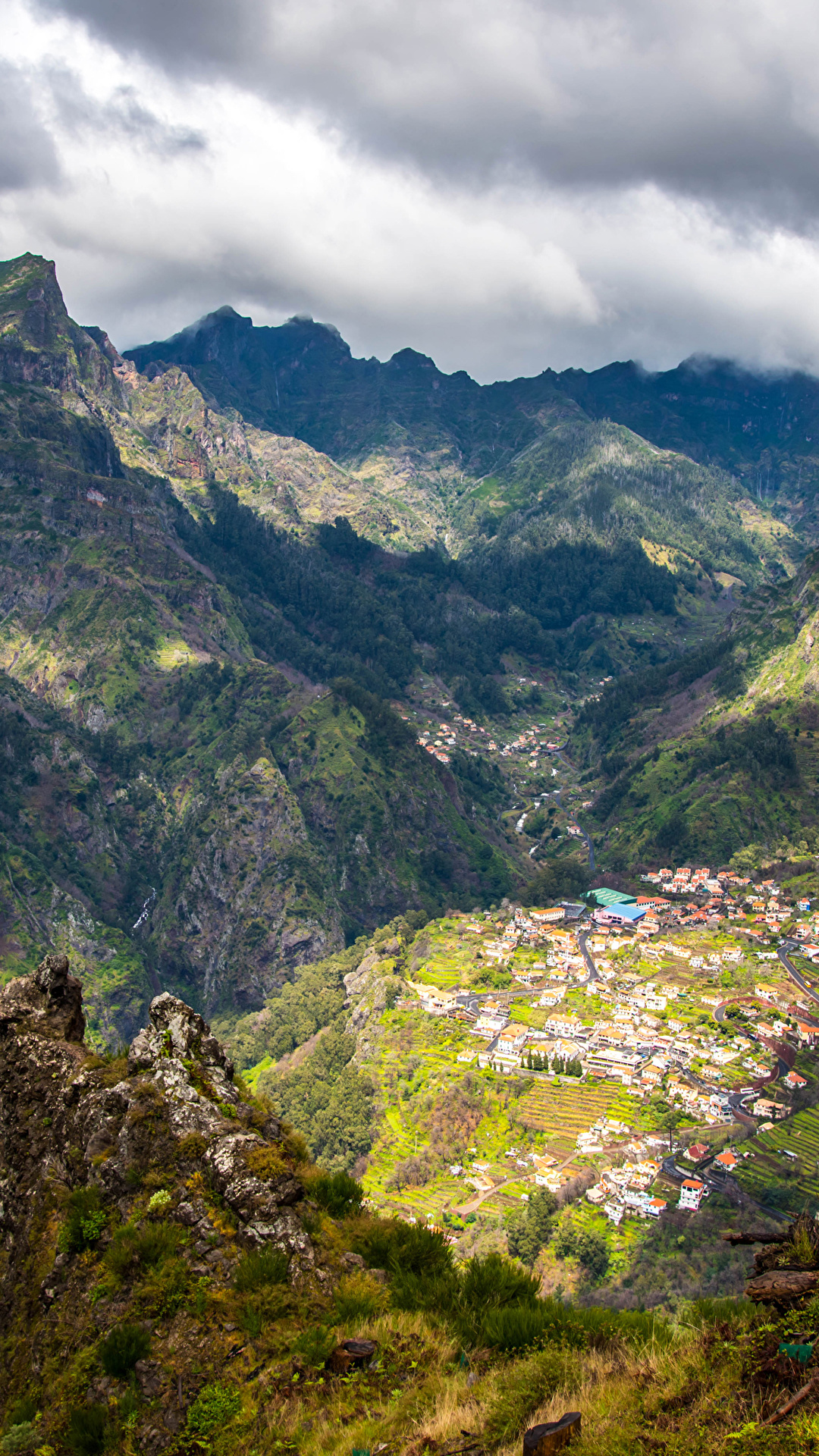 1080x1920  Wallpaper Portugal Канела Острова Мадейра Природа каньоны 1080x1920
