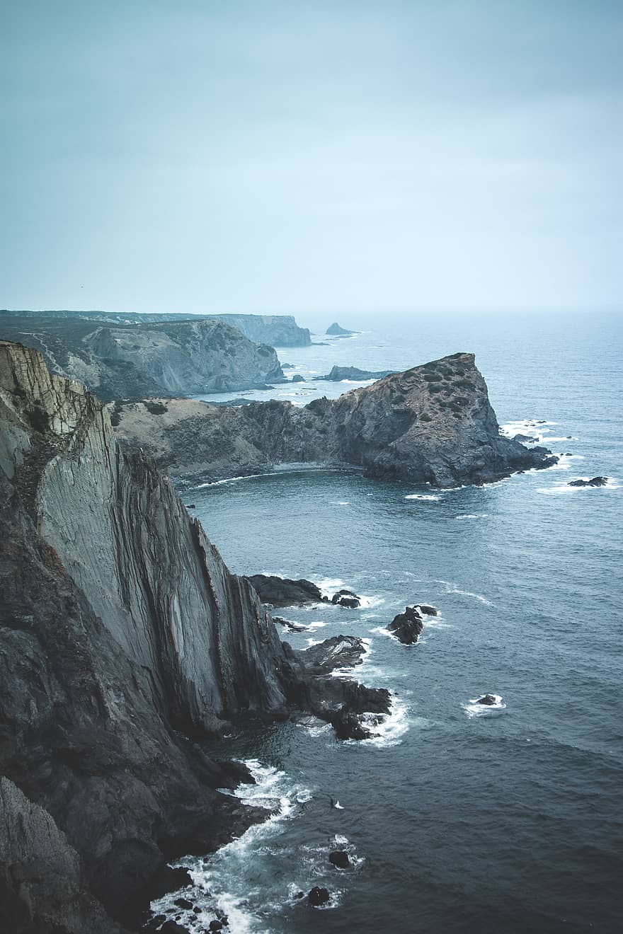 880x1320   обои для iphone iphone фоны португалия синие обои океан прайя да аррифана залив фоны обои обои для Android | AnyRGB