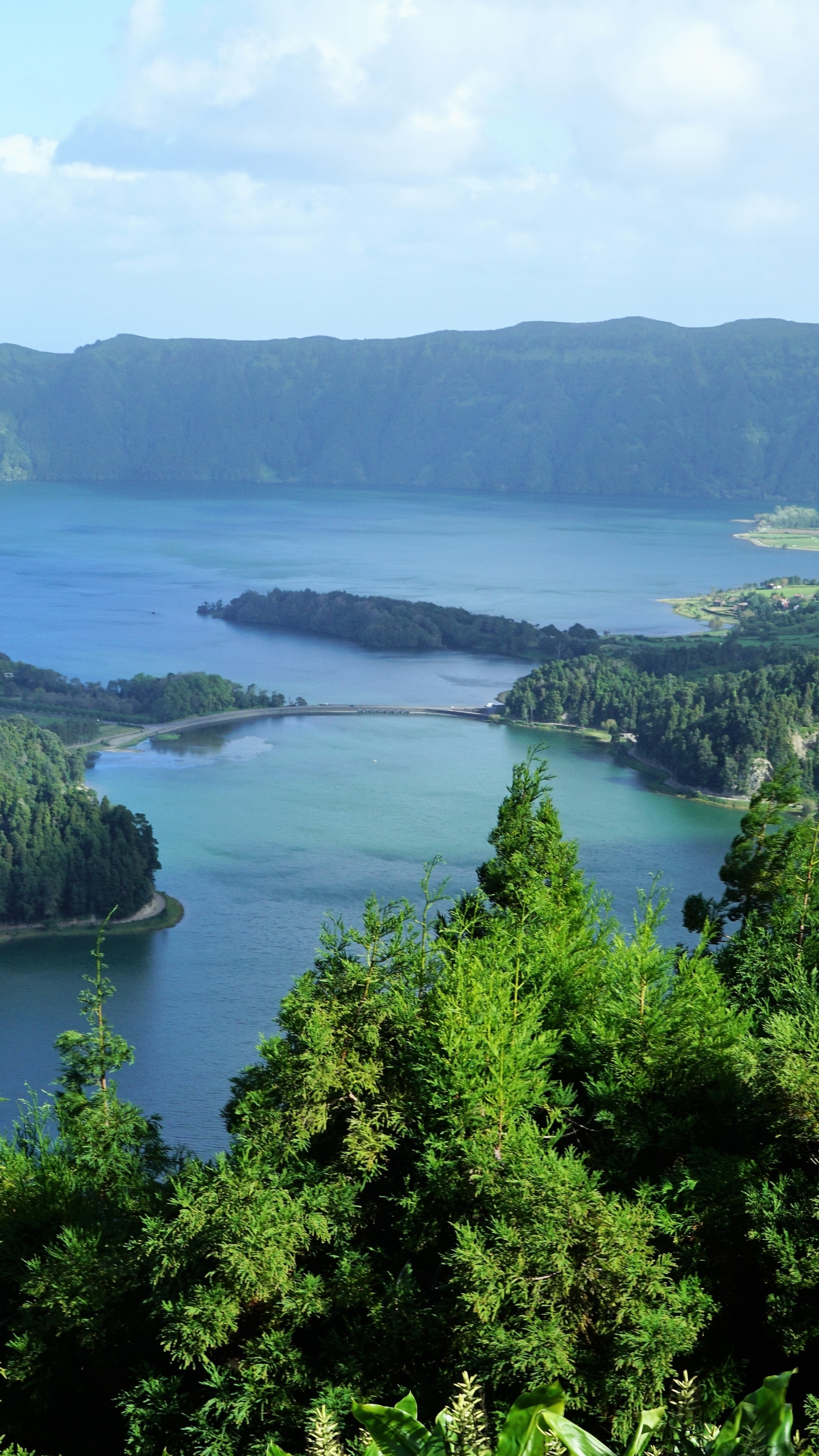 1440x2560  1440x2560 португалия азорское озеро Samsung Galaxy S