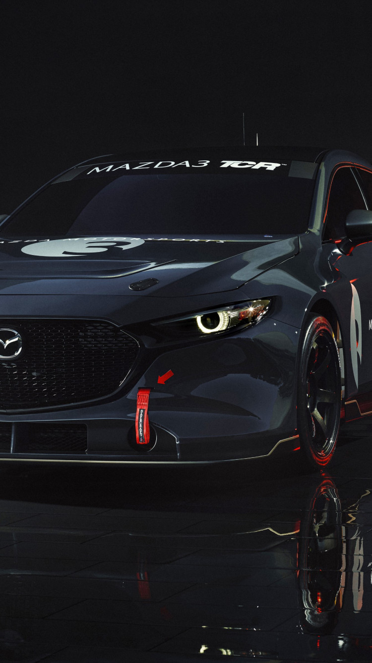 750x1334 Скачать обои: Mazda 3 TCR 750x1334