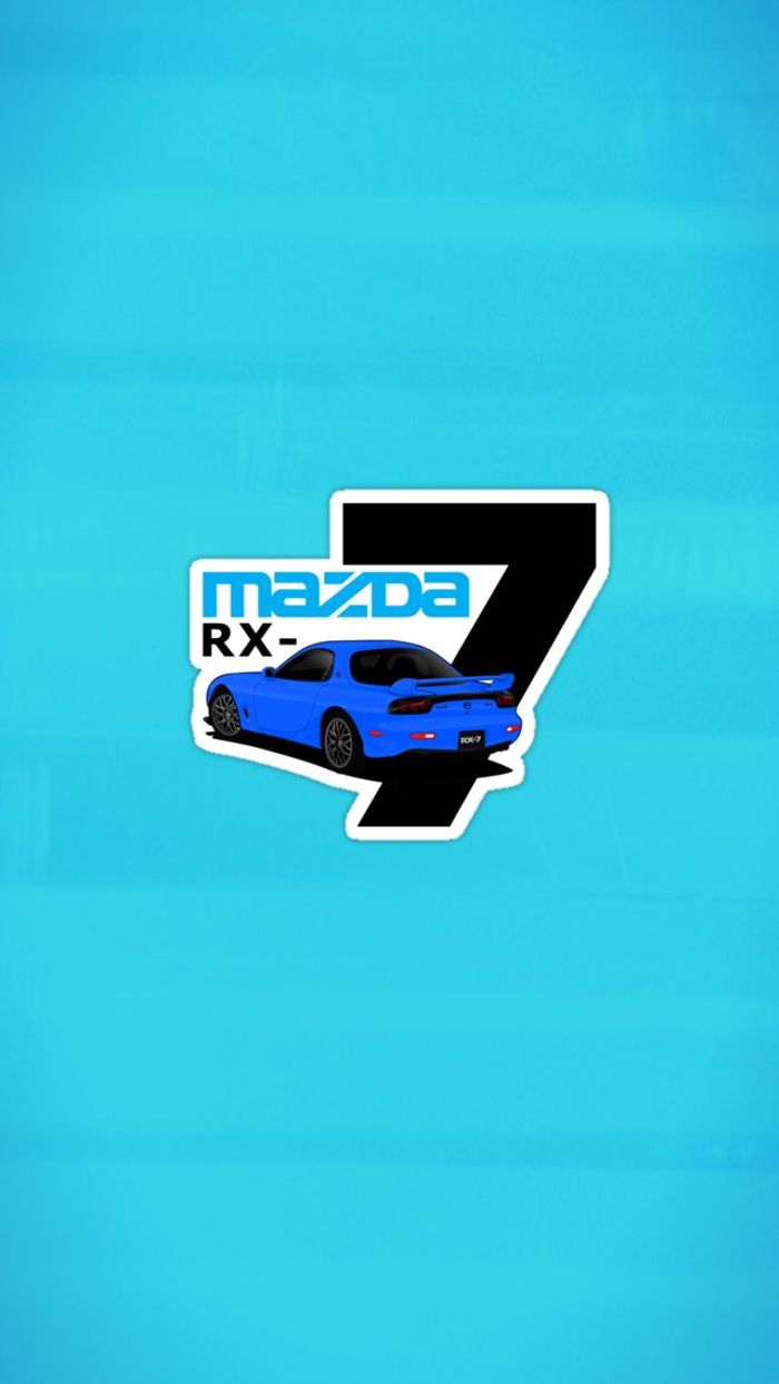 700x1243 Mazda RX7 FD phone wallpaper .