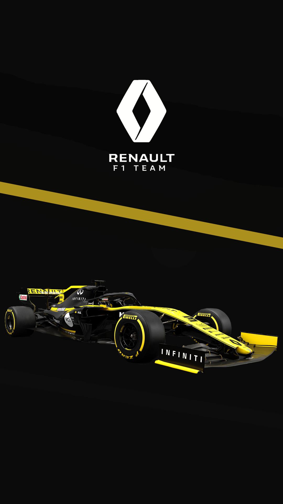 Обои для телефона Renault 2019, которые я сделал: formula1