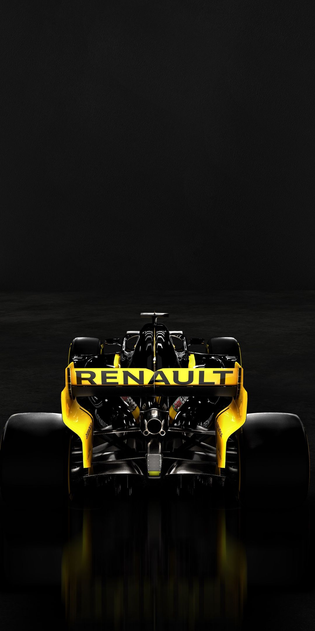 1080x2160   Вид сзади Renault RS19 Formula One 2019 1080x2160 Обои | Renault Formula 1 Formula 1 Renault
