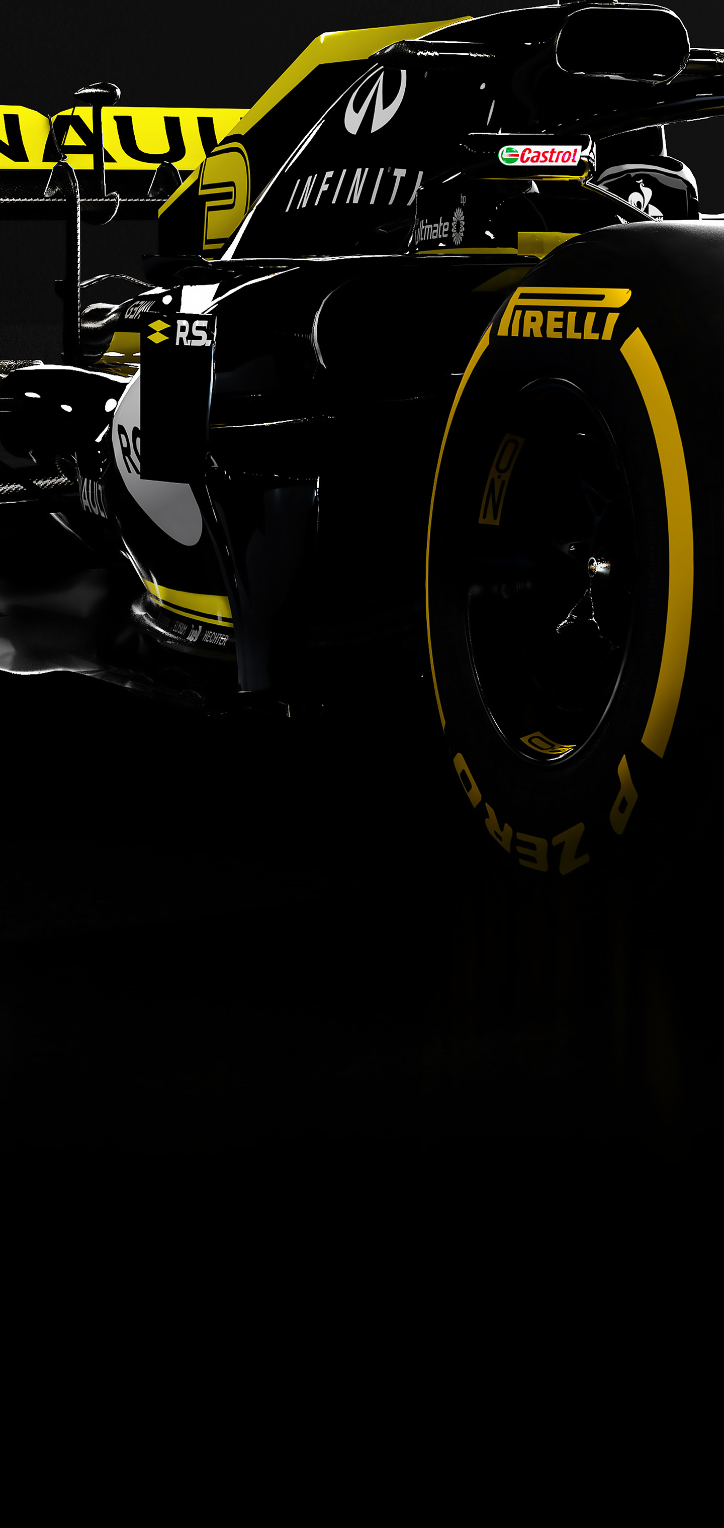 1440x3040  Renault F1 Phone 4k Обои - Обои Cave