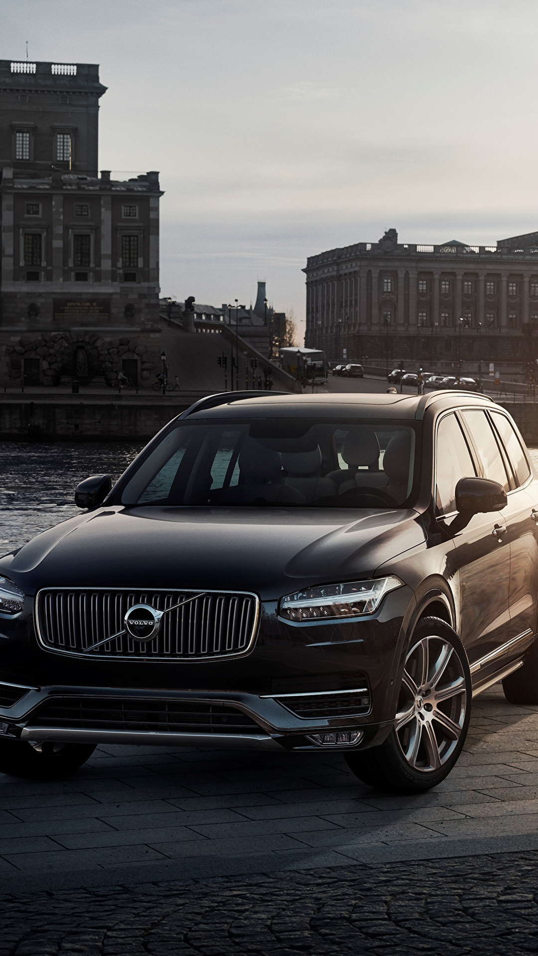 1080x1920 Pictures Volvo XC90 Черный авто 1080x1920