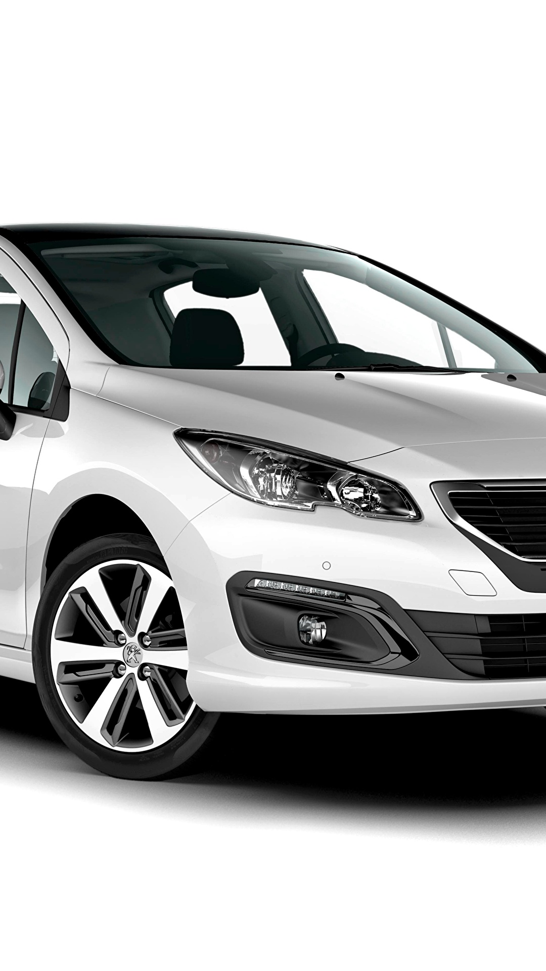 1080x1920   Изображение Peugeot 308 Белый авто Белый фон 1080x1920