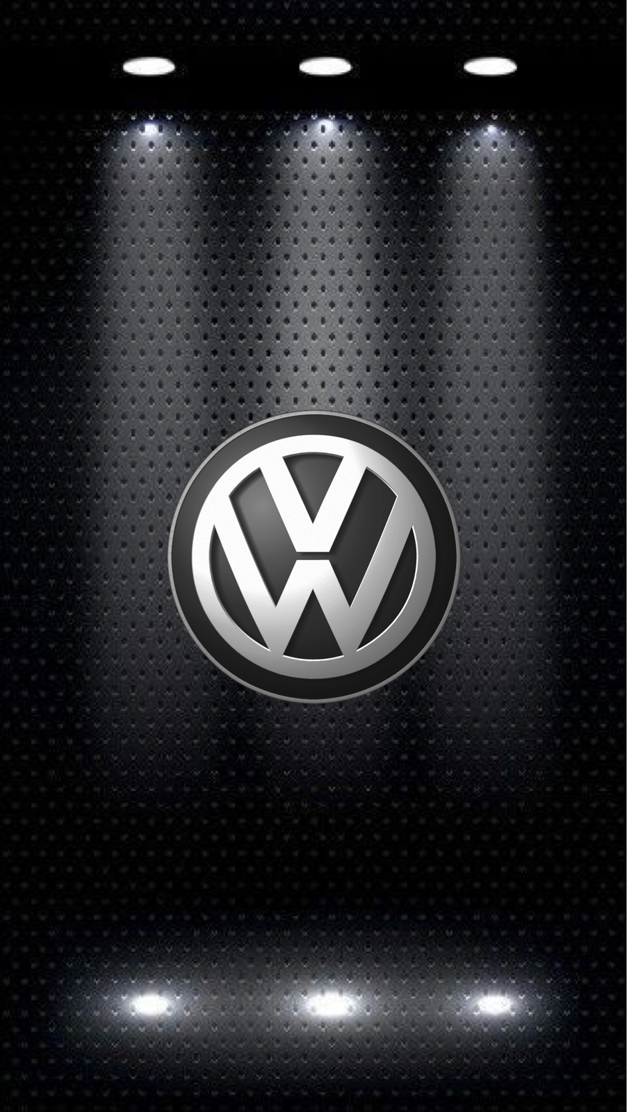 Логотип VW для магнитолы