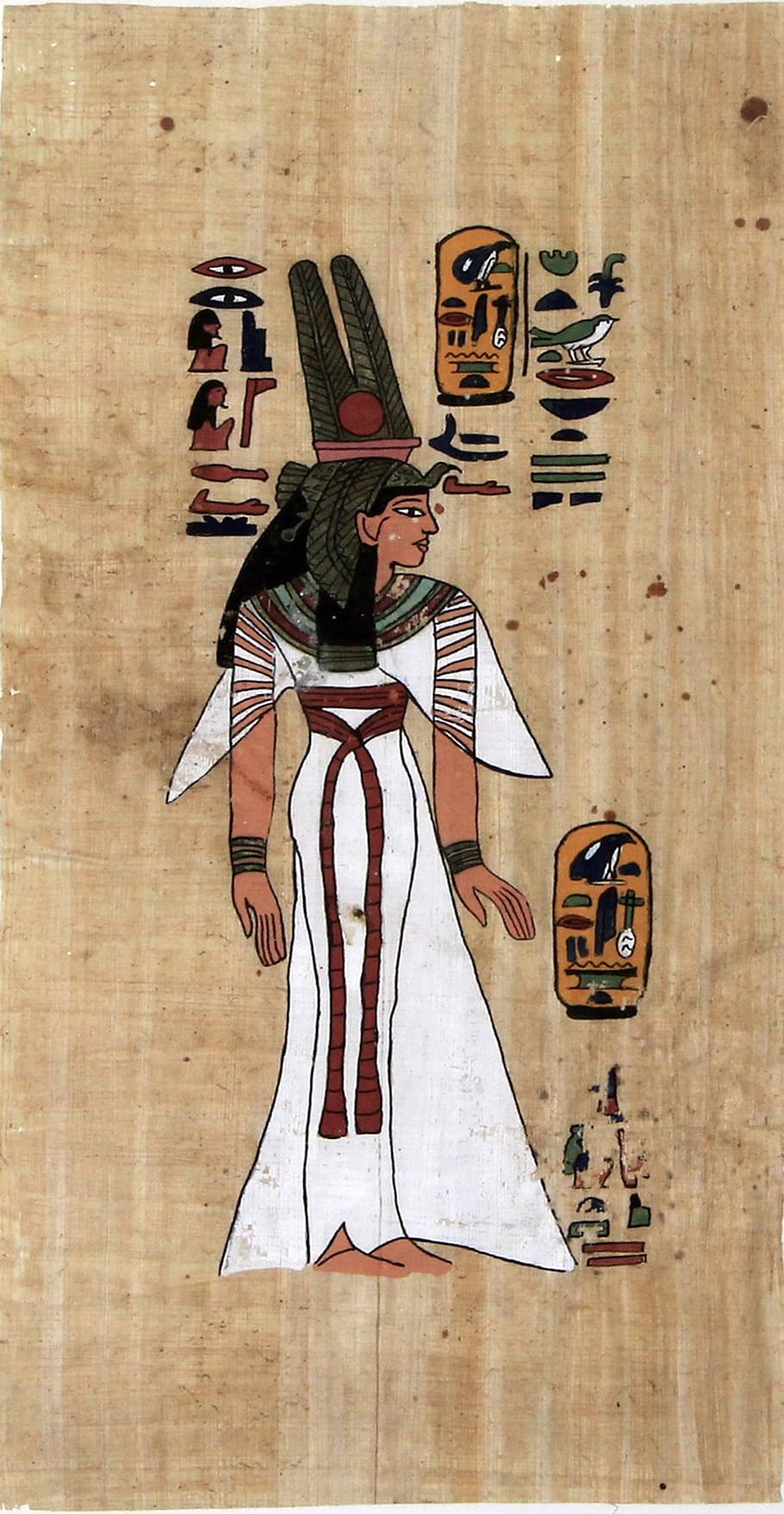 910x1756  Sample Wallpaper Hieroglyph: Papyrus 
