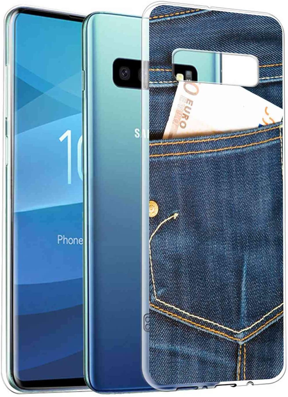 996x1372   Иллианцы Джинсовые обои Банкноты Чехол Совместимость с Samsung Galaxy S10 [Версия 6.1]: Amazon.ca: Сотовые телефоны и аксессуары