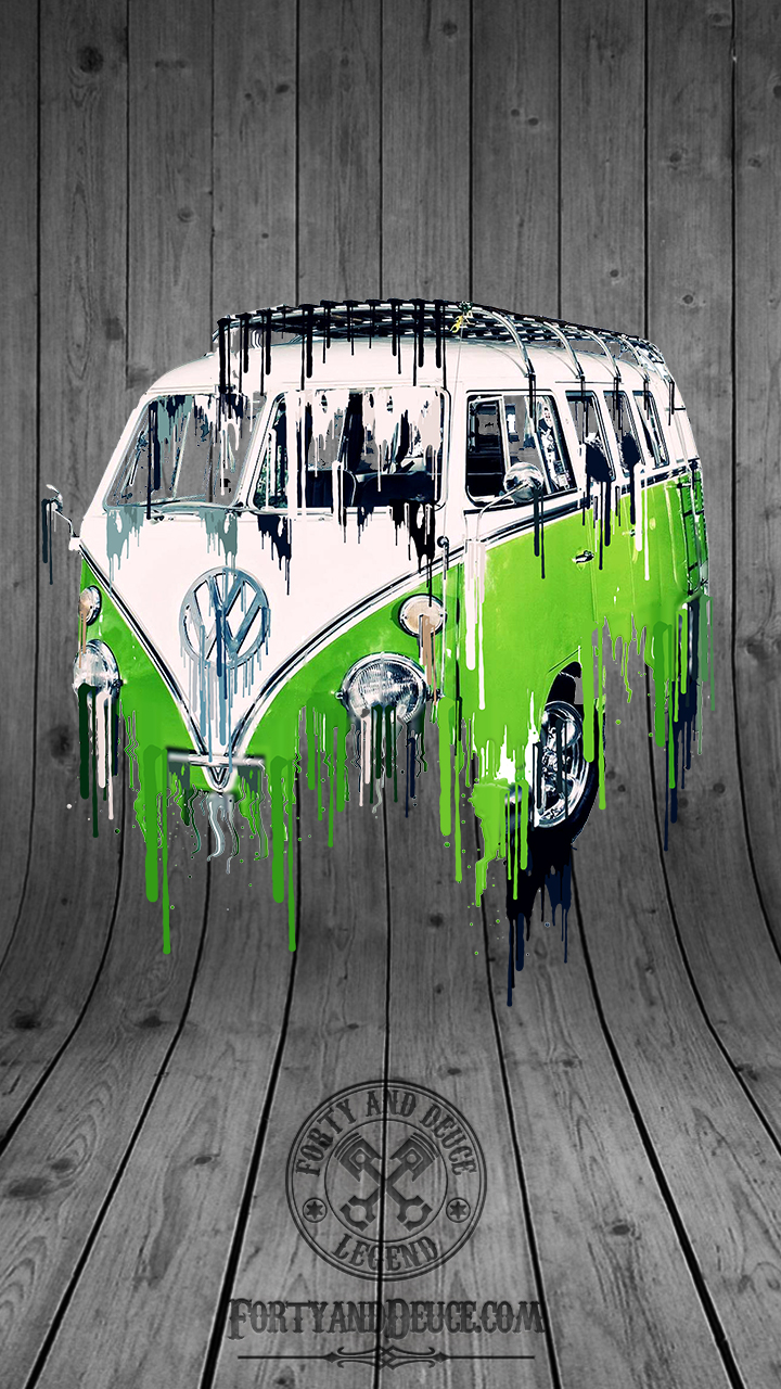 720x1280  VW Volkswagen Vdub Samba Camper Комби Жидкий металл | iPhone Android Телефоны Смартфон Телефон Планшет Обои Заставка Мобильный Samsung - Forty And Deuce iPhone Android Wallpapers