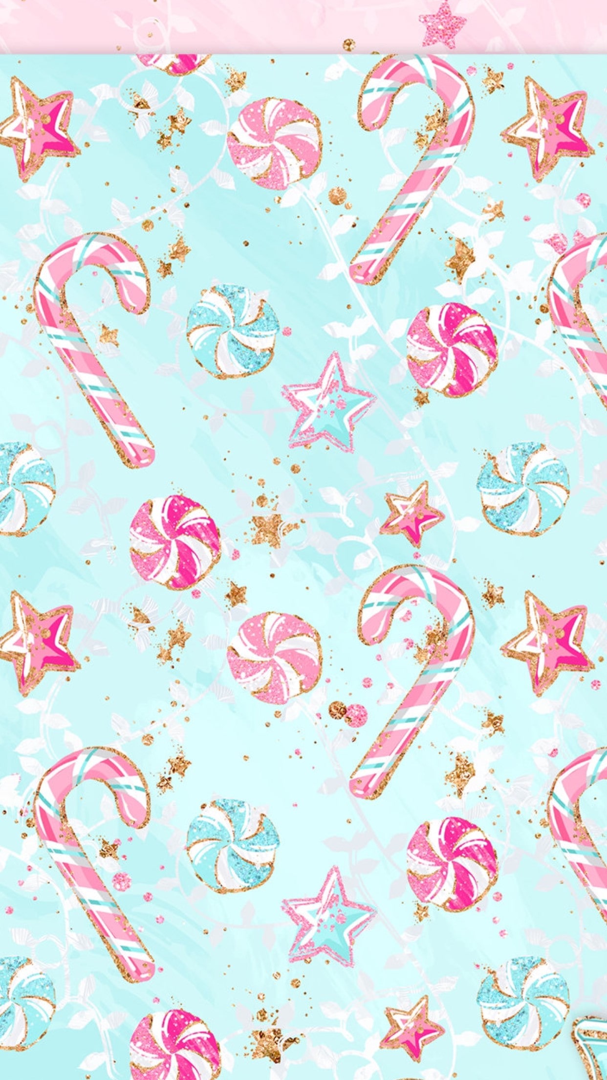 1242x2208  Cute Candy Cane Wallpaper - KoLPaPer - Потрясающие бесплатные обои HD