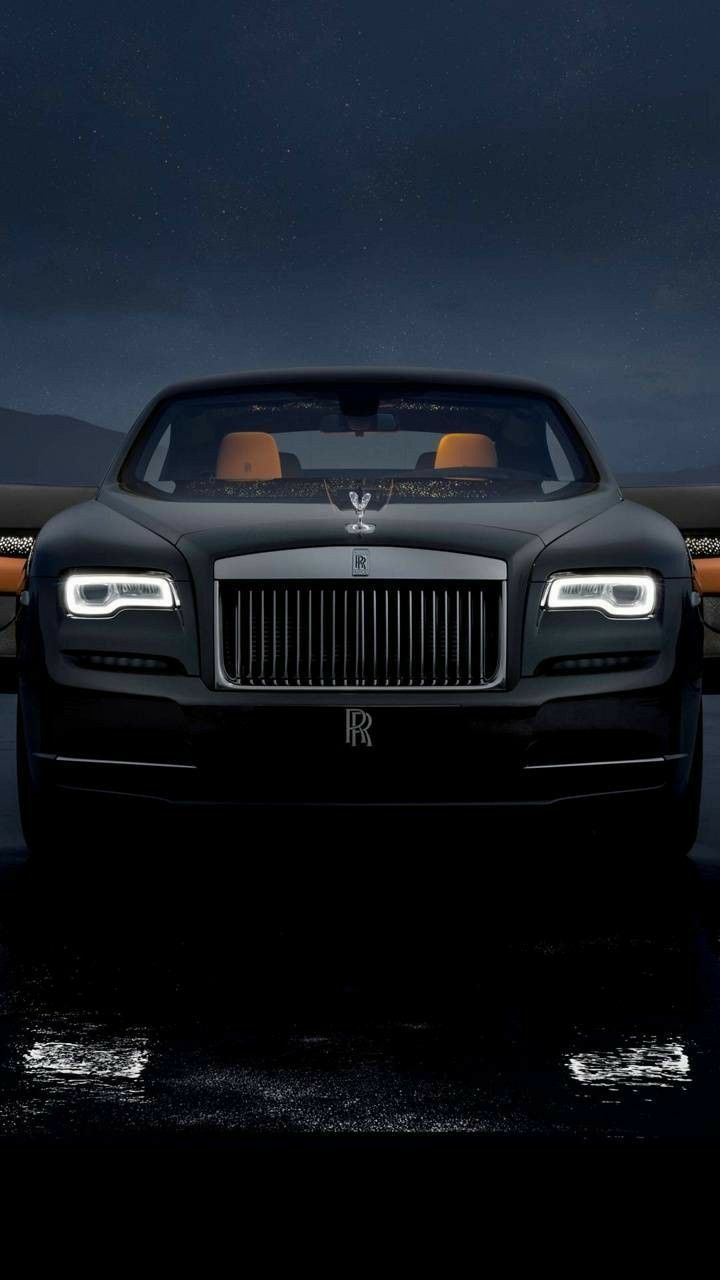 720x1280   Черный ⚫ Король ? Rolls Royce с белым светом? | Роллс-ройс обои Роскошные автомобили Роллс-ройс Роллс-ройс картинки 