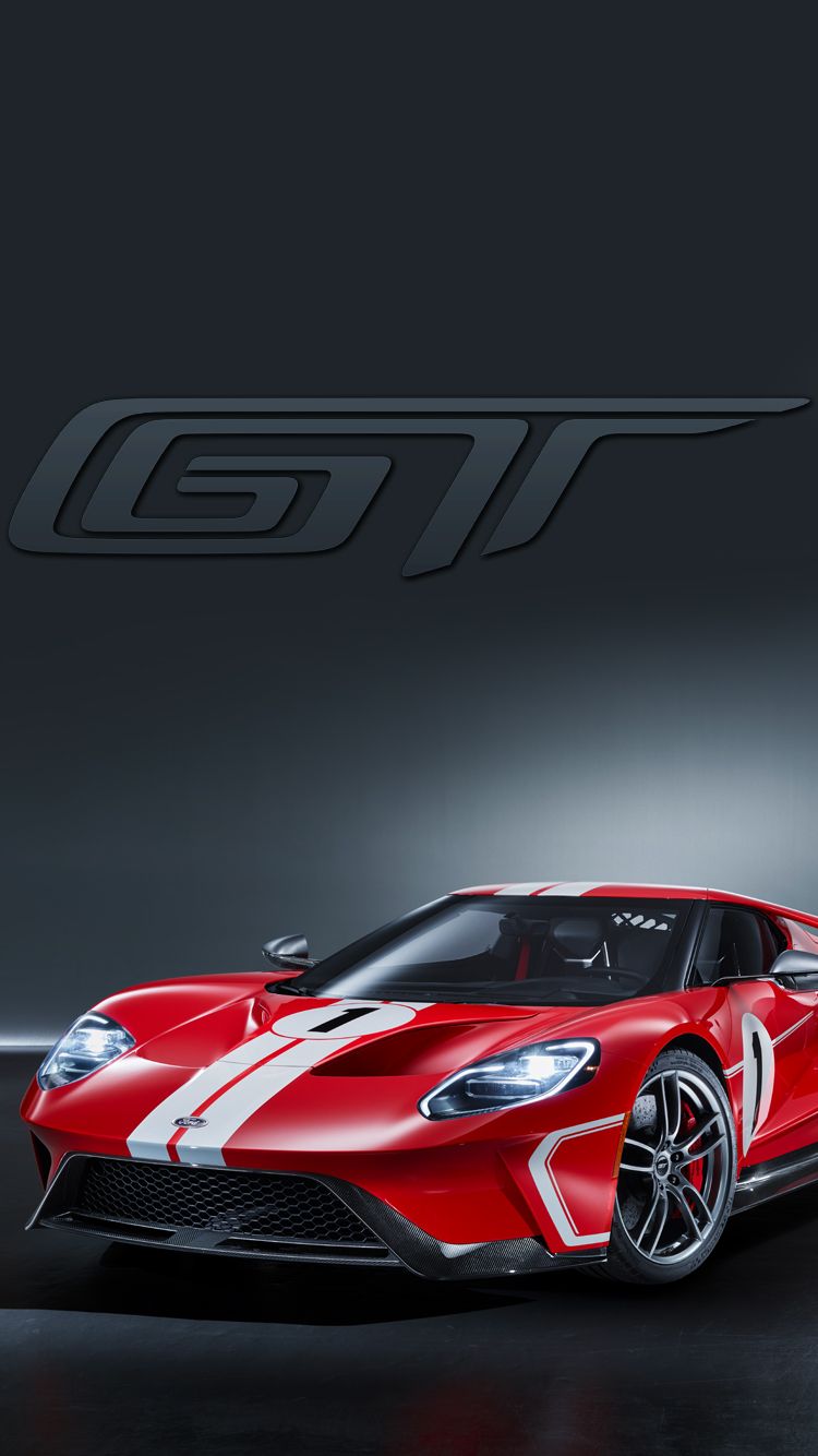 750x1334   Универсальный телефон Обои / фоны Красный Ford GT Super Car Iphone | HTC | Samsung | Sony | LG | | Ford gt Ford Автомобиль 