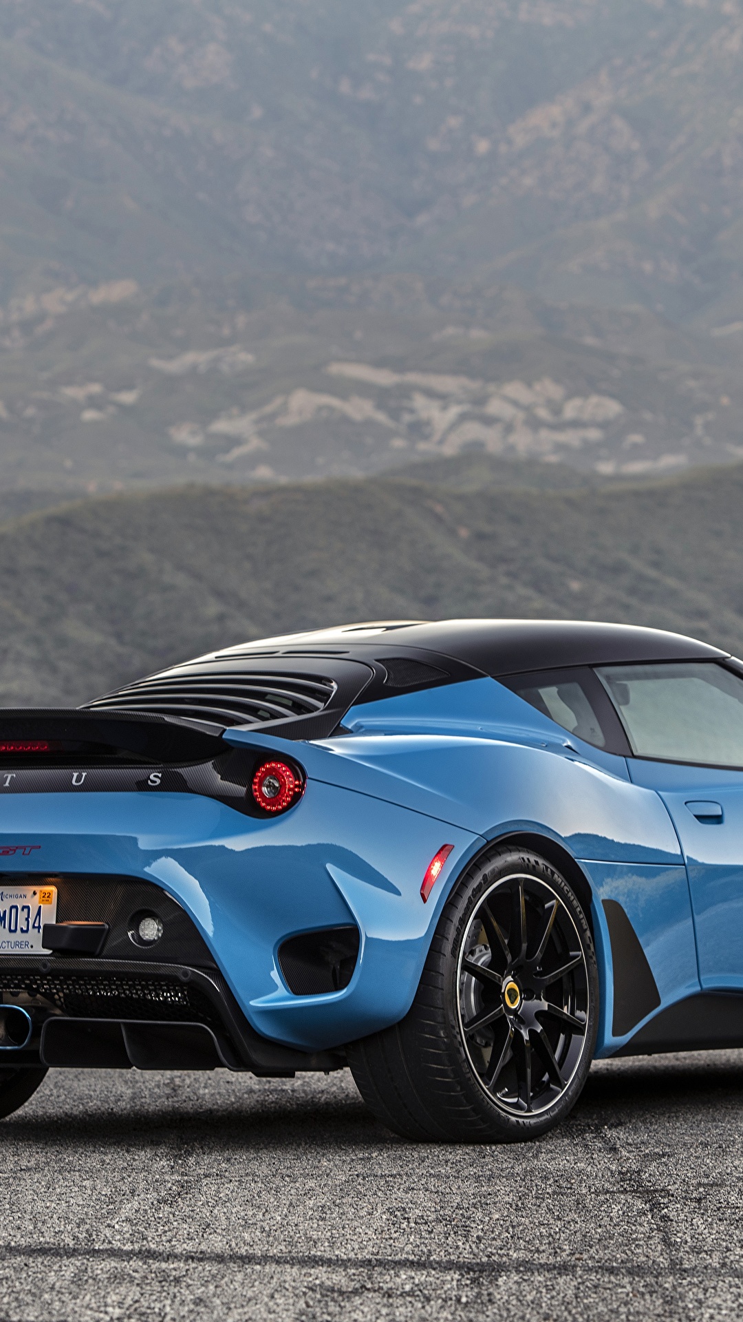1080x1920  Picture Lotus 2020 Версия для США Evora GT Light Blue Cars 1080x1920