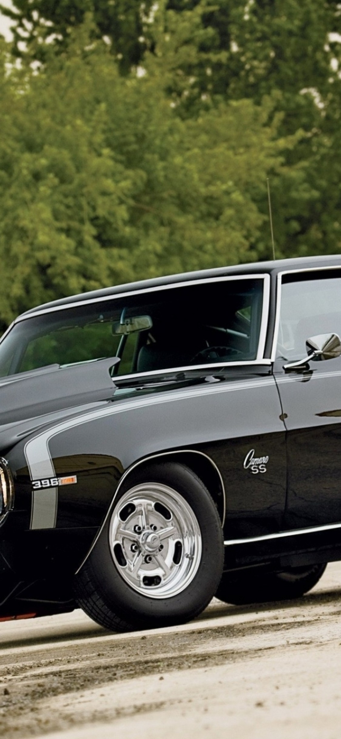 1125x2436  Chevrolet Camaro Black Classic Cars - 1969 Camaro Ss 396 Custom - 1125x Muscle Car Wallpaper - teahub.io (75+ изображений) 