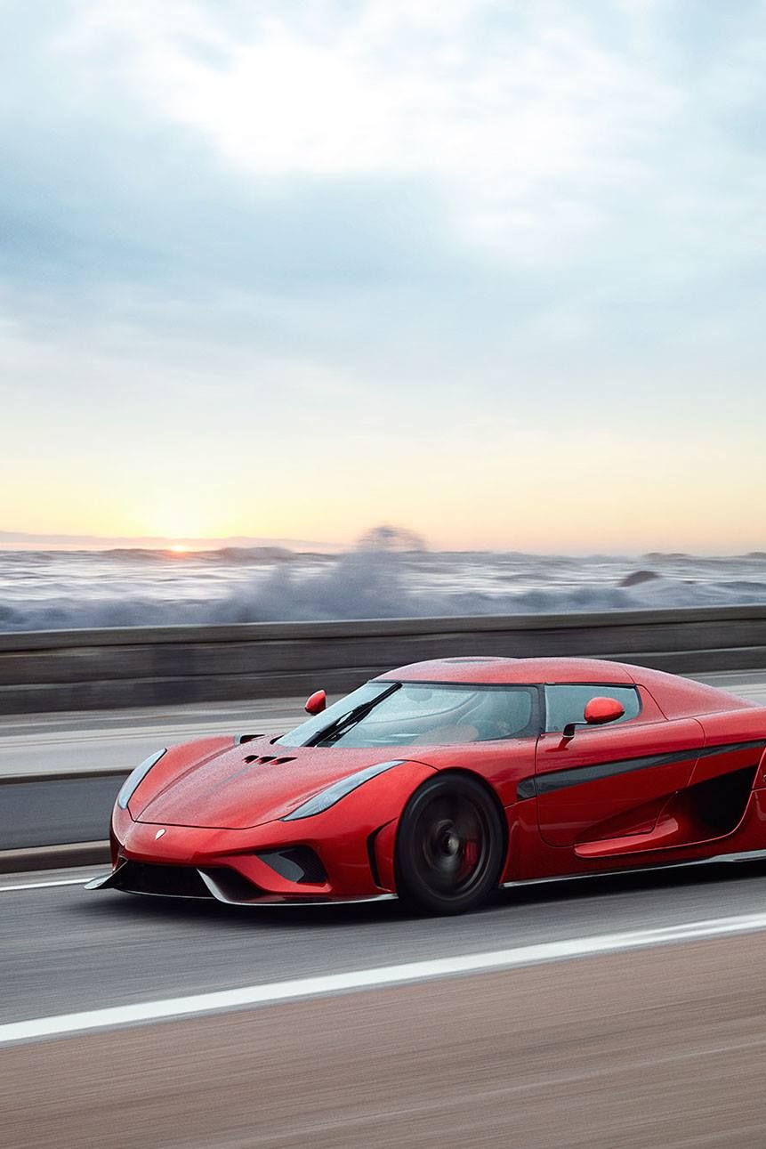 861x1291  Mobile HD обои | Candy Red Скорость спортивного автомобиля Koenigsegg Regera | Обои Koenigsegg Supercars Super cars