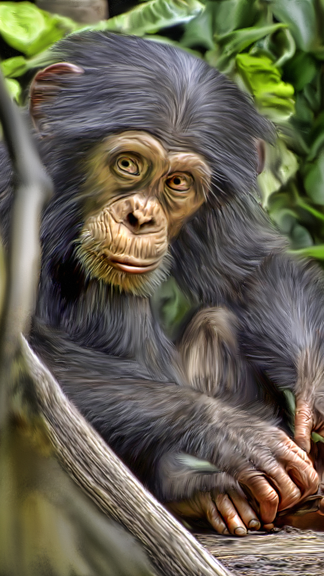 1080x1920  Image Monkeys Cubs Chimpanzee 6 1080Chimpanzee Животные #cuteiphonewallpaperstumblr #iphonewal ... | Fond décran android Fond décran téléphone Fond ecran galaxy 