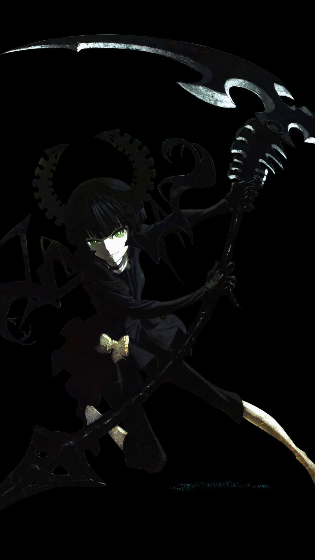 1080x1920 Black Rock Shooter Anime Mobile рисунок рабочего стола Black фото по Shaughn16 | Загрузка изображений 