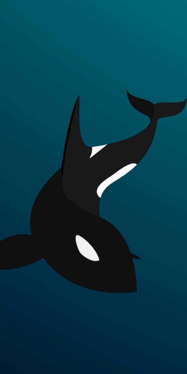 640x1280  Flat orca phone wallpaper 2 от whalezor - Fur Affinity [точка] net