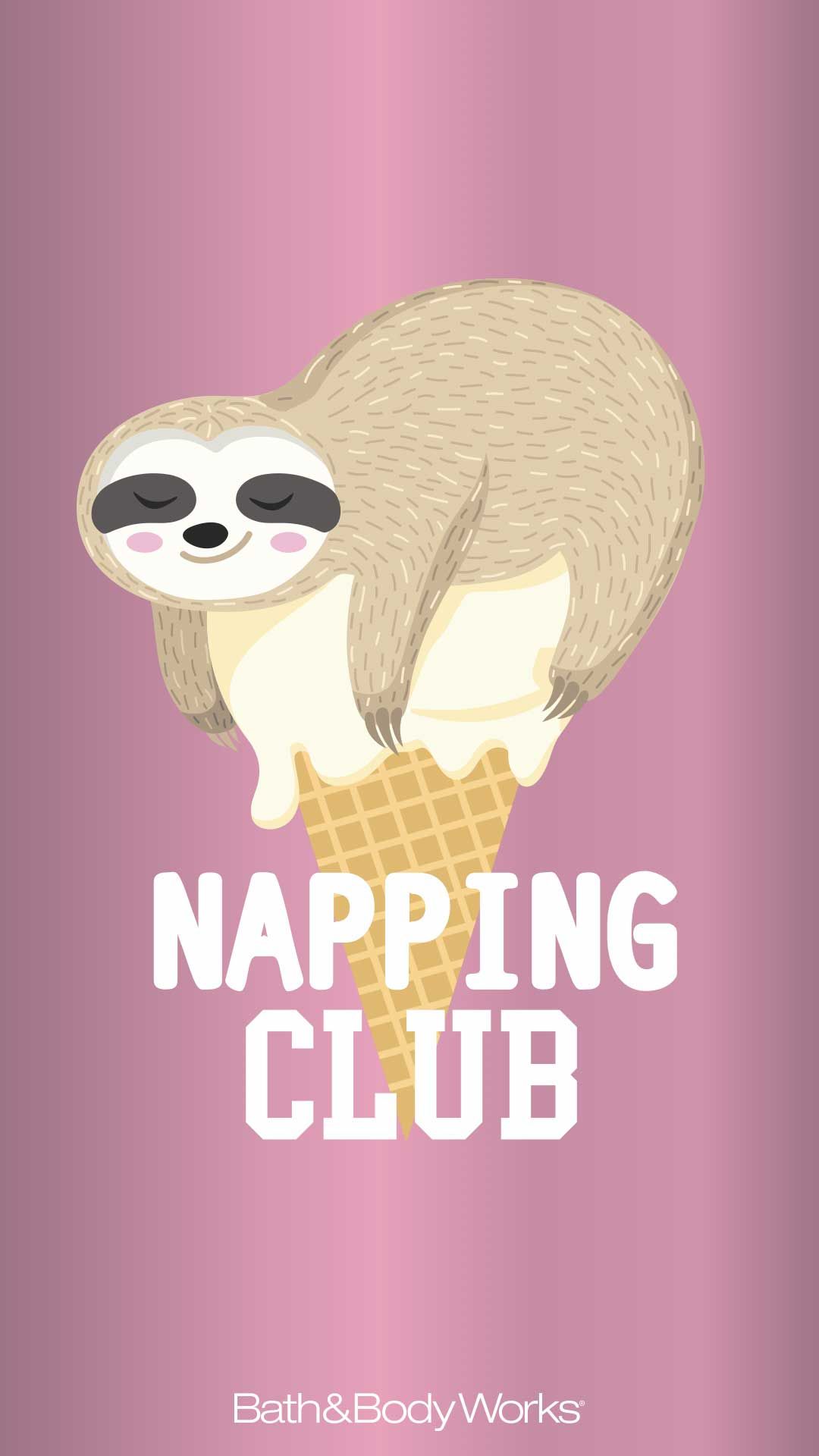 1080x1920  Napping Club | Тату ленивец Ленивец art