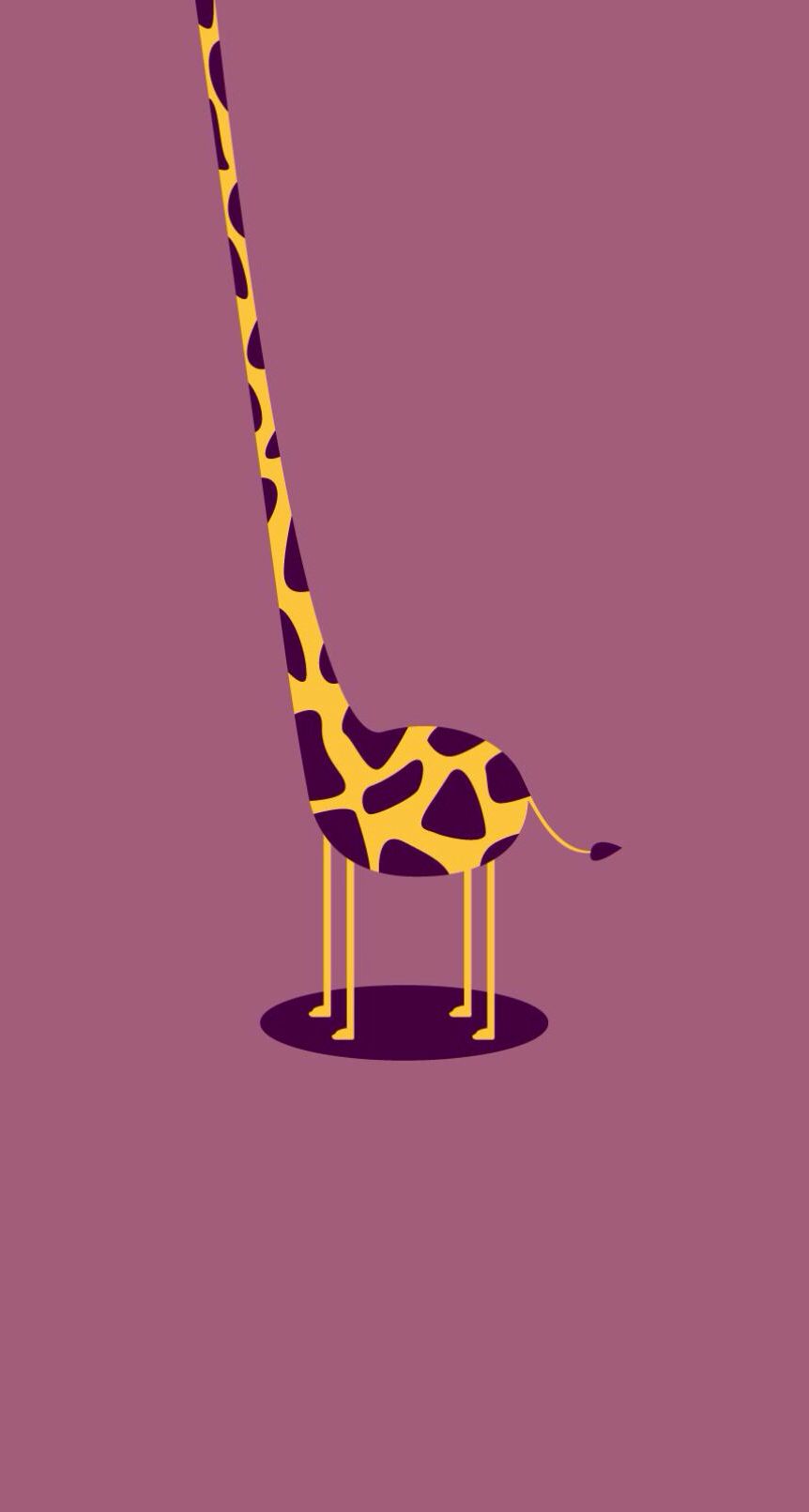 862x1612 ag51-giraffe-cute-minimal-simple | Wallpaper iphone cute Phone wallpaper Iphone wallpaper