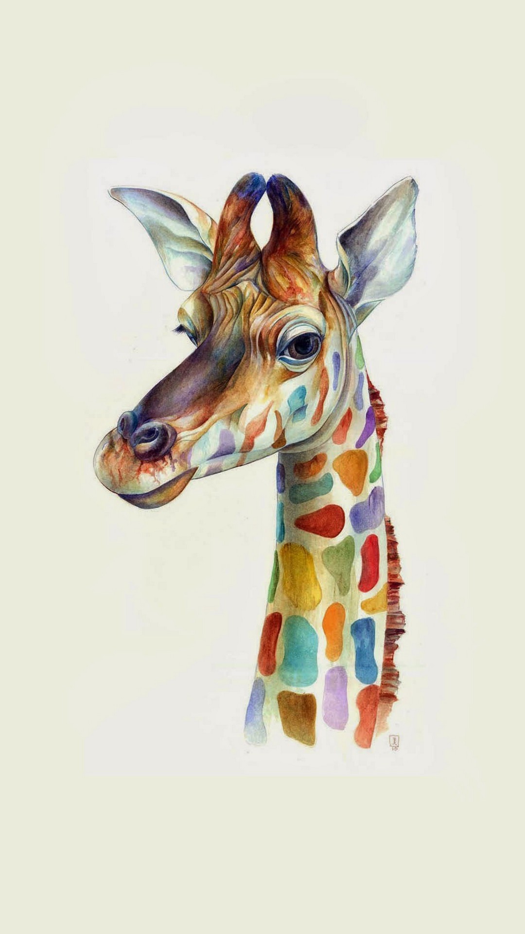 1080x1920 Cute Cartoon Free Phone Wallpaper - Cartoon Giraffe 1080x1920 Обои - teahub.io 