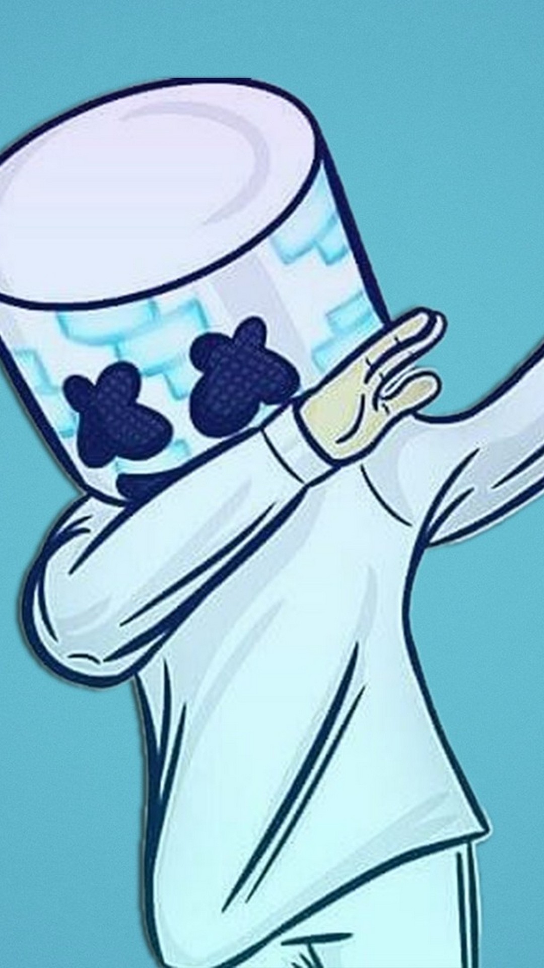 1080x1920 Marshmello In Air Fortnite 4K Ultra HD Mobile Wallpaper. | Marshmello wallpapers