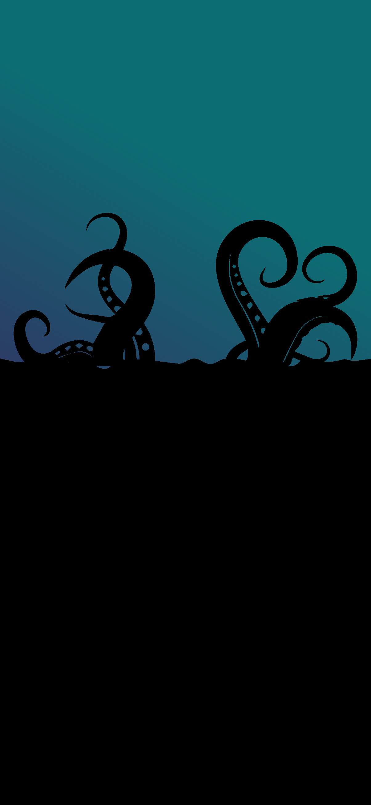 1205x2609   ОБОИ ДЛЯ ТЕЛЕФОНА AMOLED - OCTOPUS | WallpaperiZe - Обои для телефона