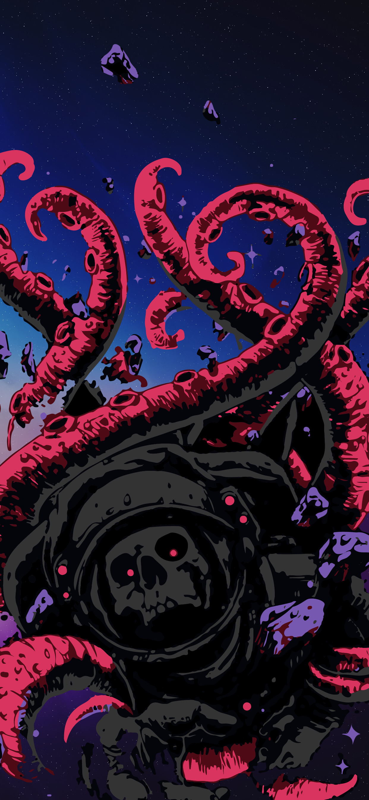 1242x2688   Череп астронавта | WallpaperiZe - Обои для телефона