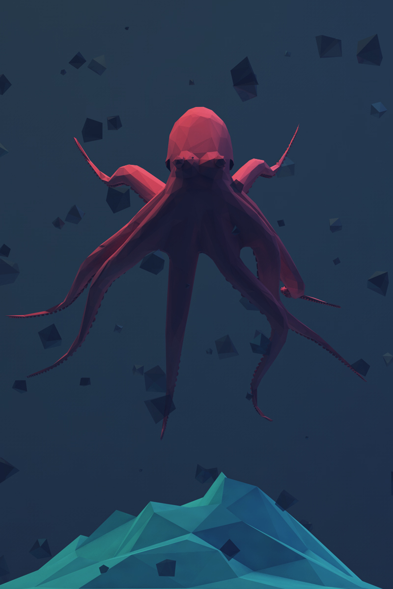 800x1200   Обои для телефона с осьминогом, опубликованные Итаном Джонсоном