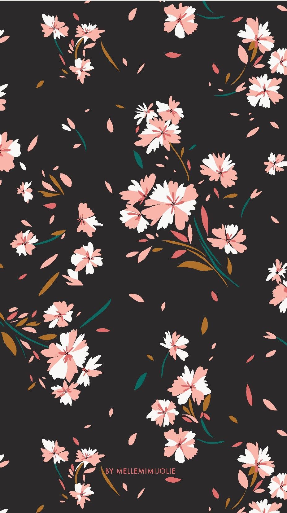 927x1656  pretty flower pattern iPhone Обои | Цветочные обои Обои на экран Цветочные обои