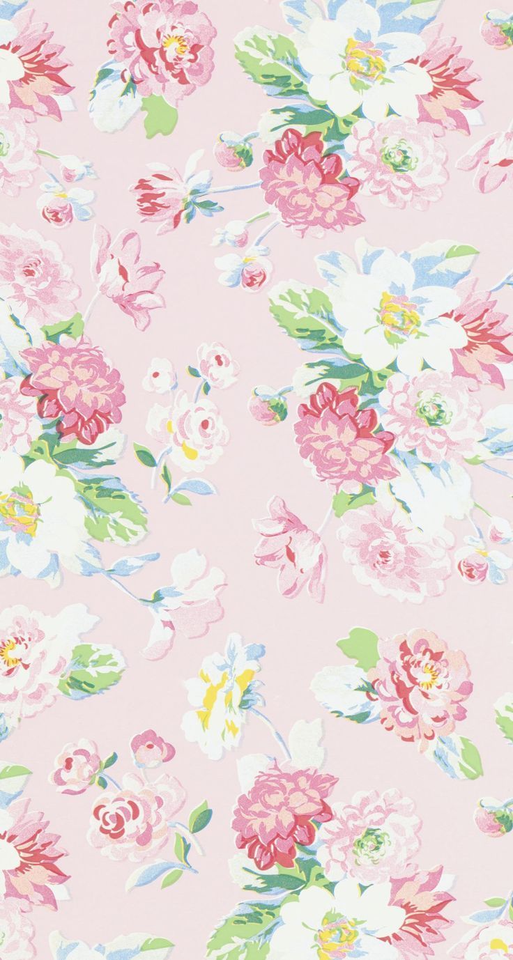 736x1378   Vintage Flower Wallpaper