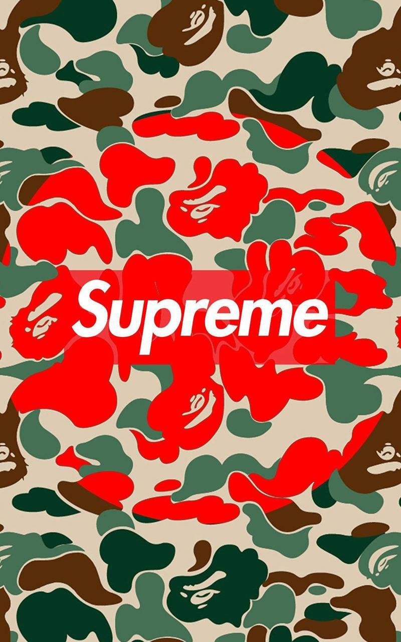 800x1280 «Aesthetic Supreme Wallpapers - Wallpaper Cave» 