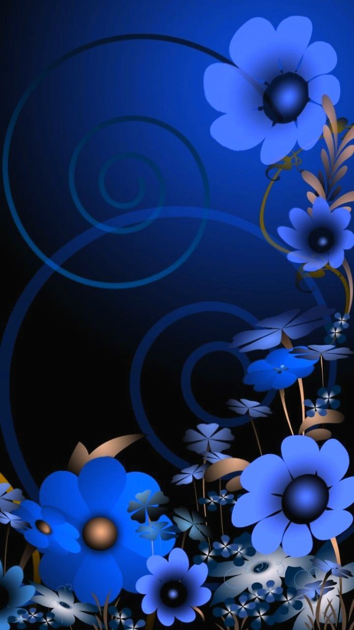 720x1280  Blue Flower Wallpapers - Лучшие бесплатные фоны с синими цветами - WallpaperAccess