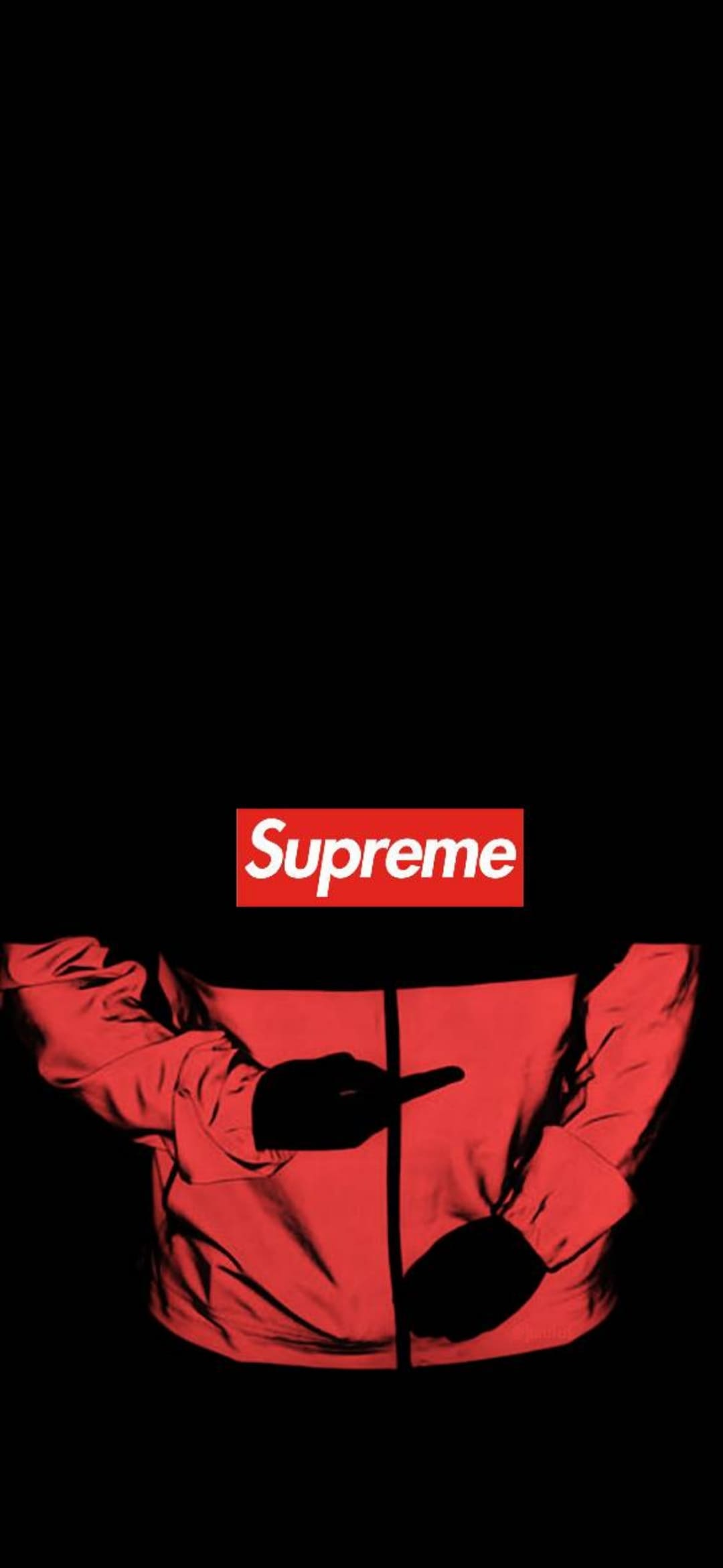 1080x2340 53+] Белые обои Supreme для iPhone на WallpaperSafari 