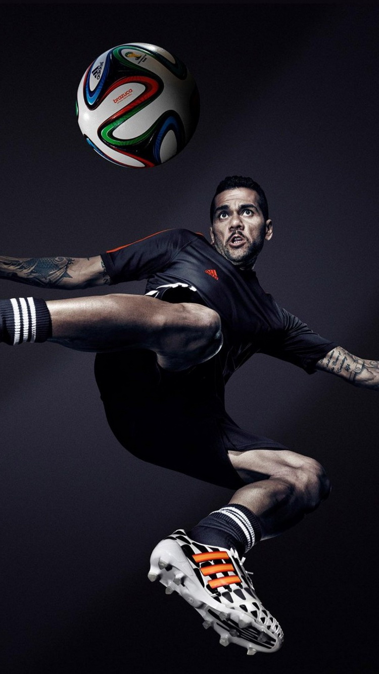 750x1334   Дани Алвес Бразилия Футболист iPhone 6 обои HD Скачать бесплатно iPhoneWalls