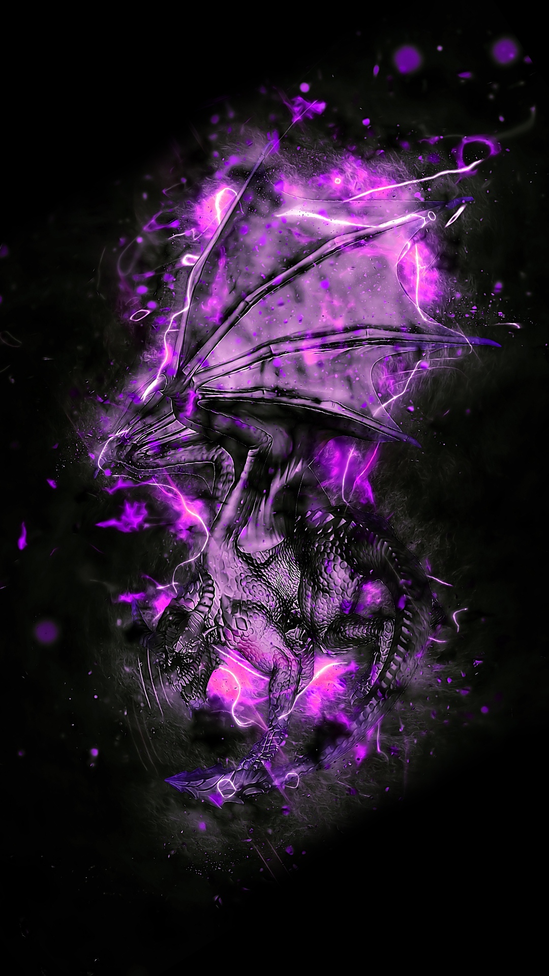 Аватарка 2 на телефоне. Перпл драгон. Черно фиолетовый дракон. Черно фиолетовый. Фиолетовая магия.