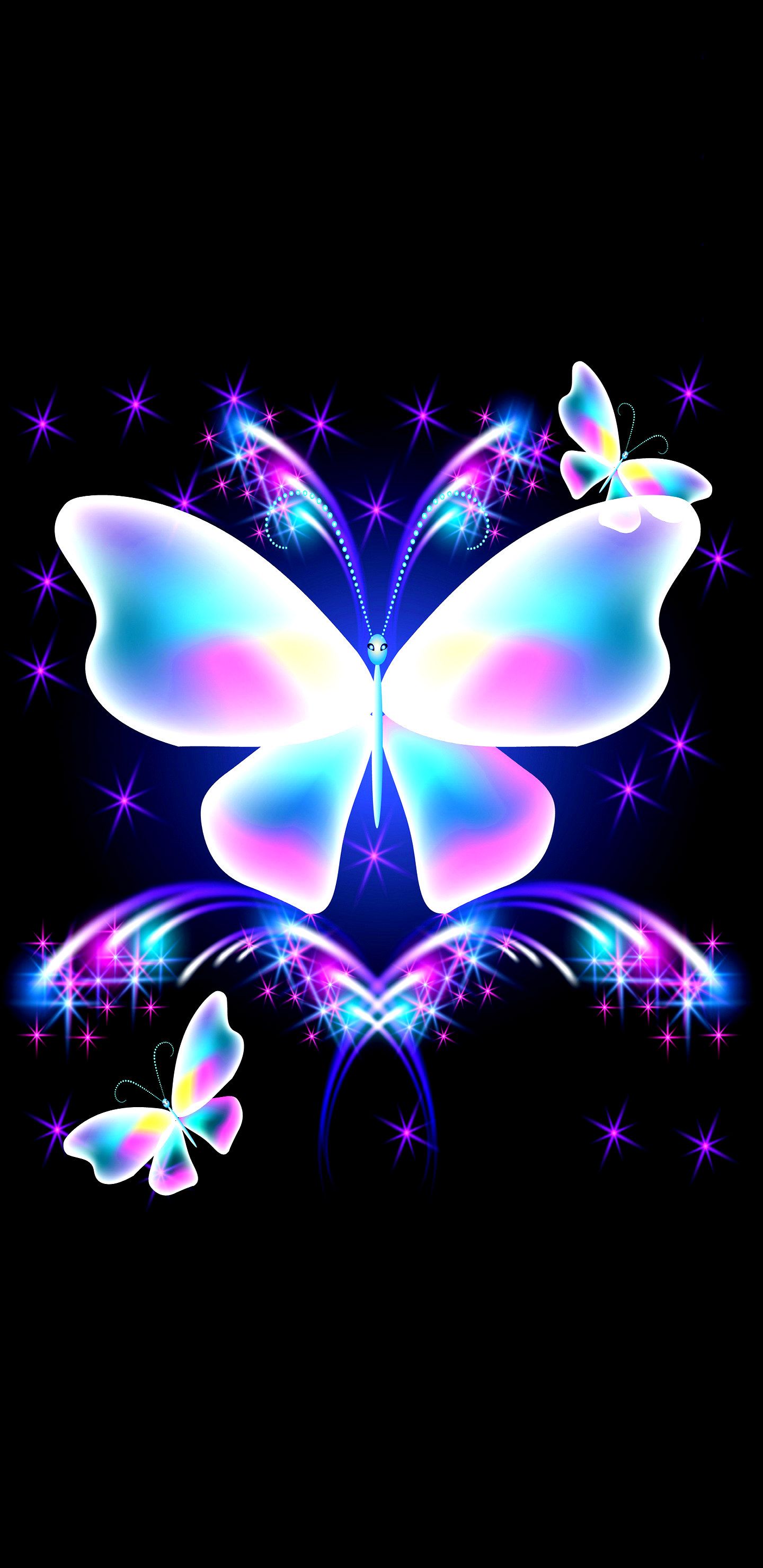 1440x2960   Светящиеся бабочки в 2020 году Фея обои Бабочки обои iphone Бабочки обои фоны