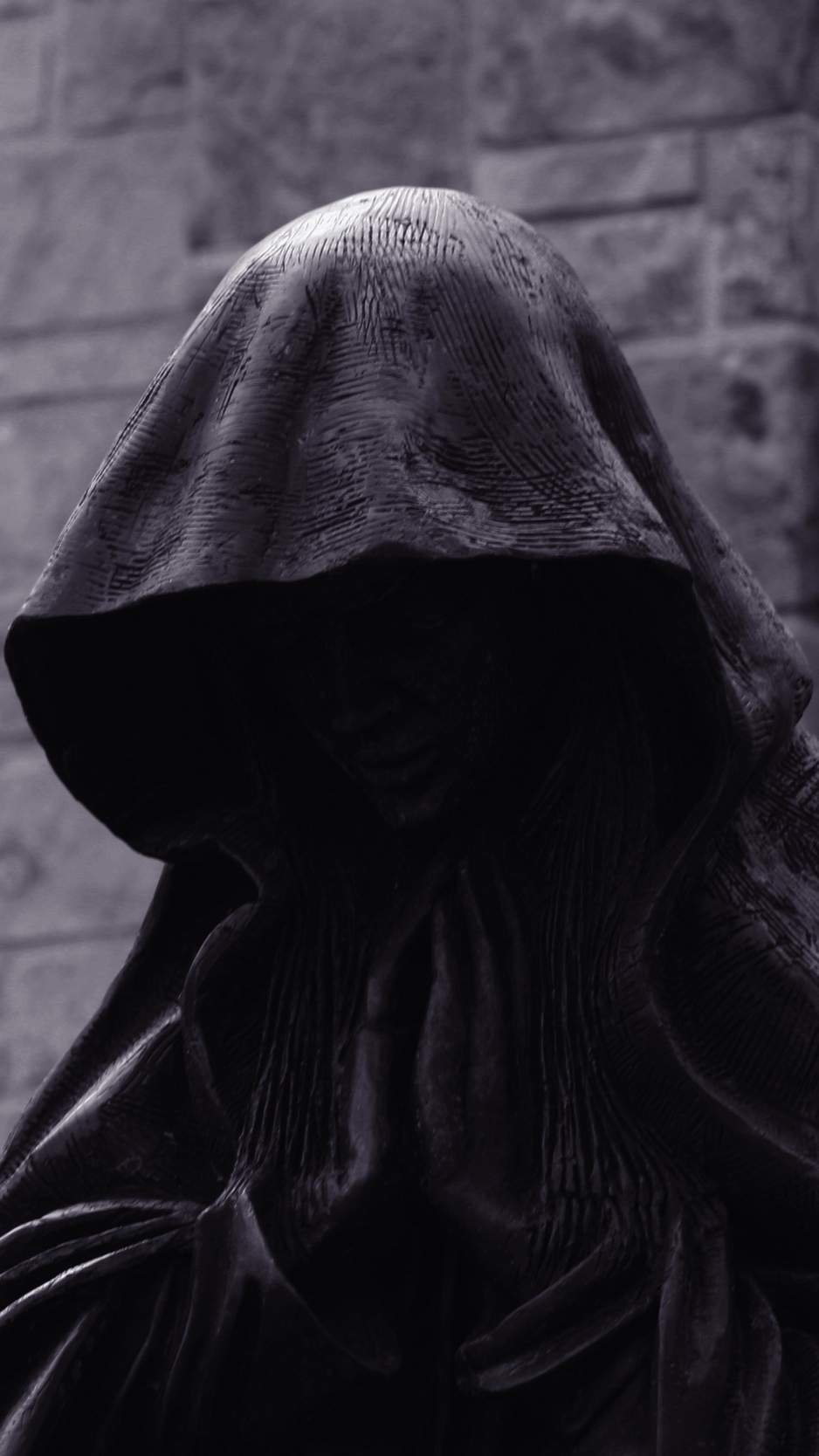 938x1668  Wallpaper Sculpture Hood Mantle Dark Angel - Iphone Black Angel Wallpaper Hd - Обои 938x1668 - teahub.io 