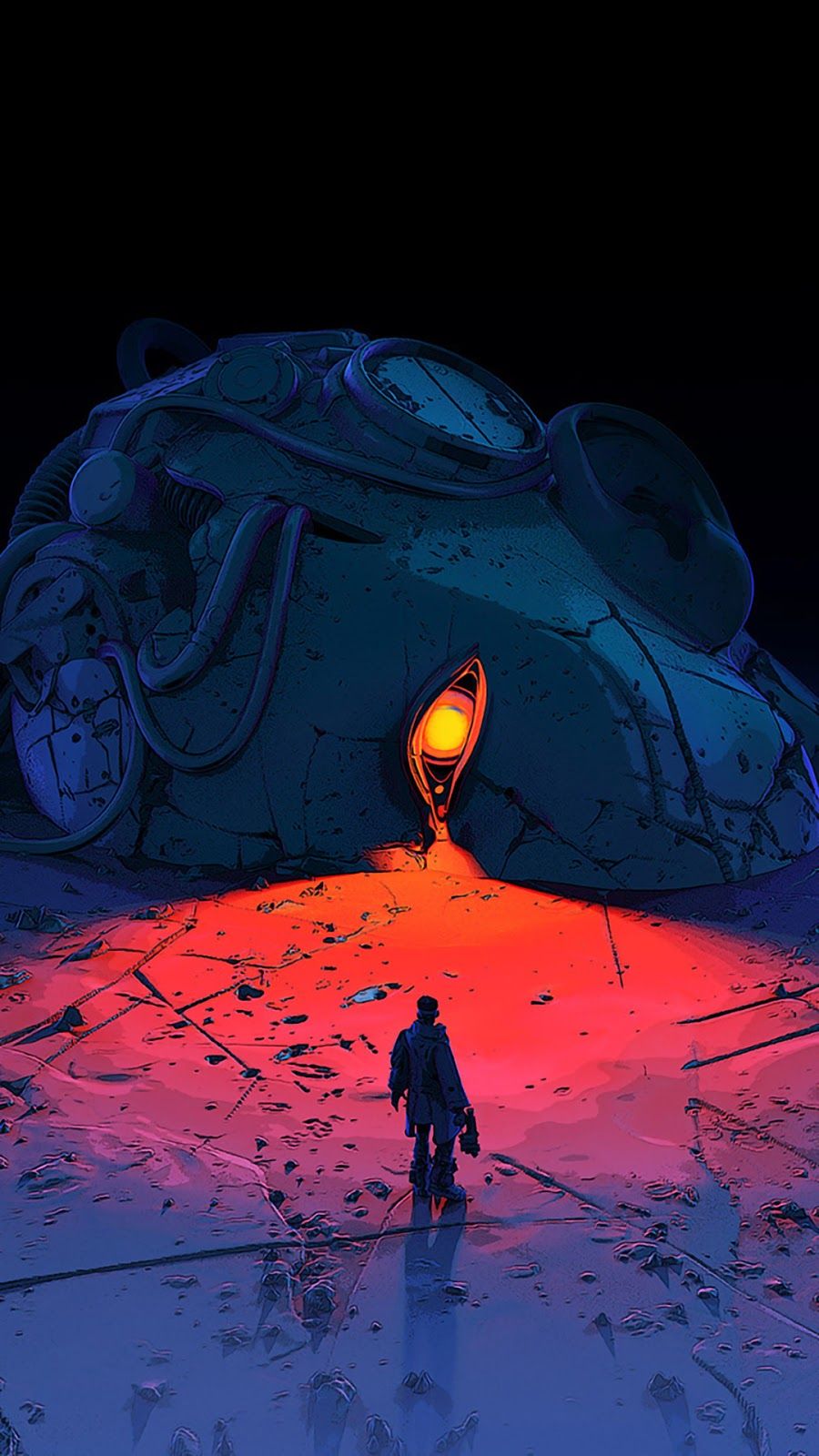 900x1600  cyberpunk wallpaper | Научно-фантастические обои Футуристическое искусство Фэнтези-арт пейзажи 