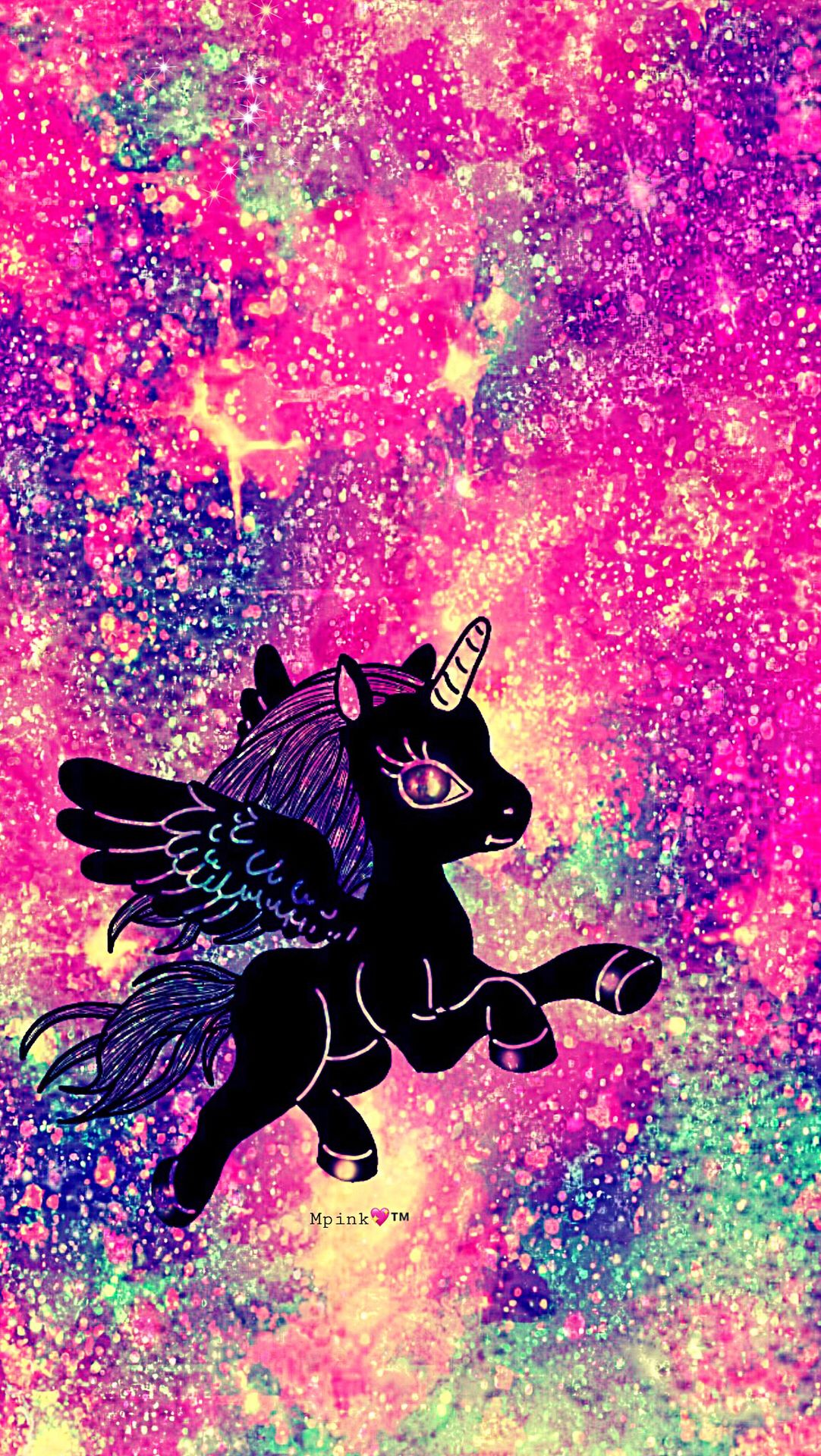 1082x1920 Rainbow Unicorn Galaxy Wallpaper #androidwallpaper #iphonewallpap...