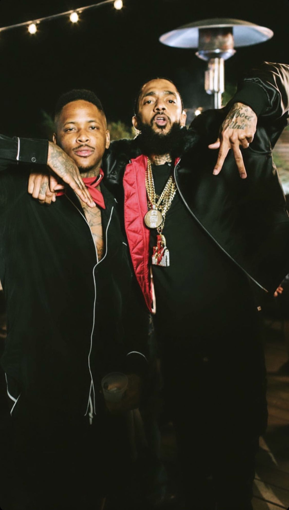 1125x1983  YG и Nip Hussle (Rip) | Yg рэпер Lauren london nipsey hussle Lauren london