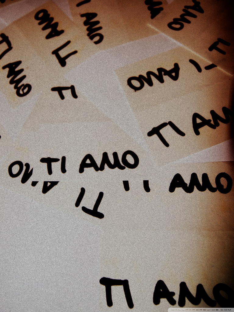 768x1024  Ti Amo Ultra HD Обои для рабочего стола для: планшета: Smartphone