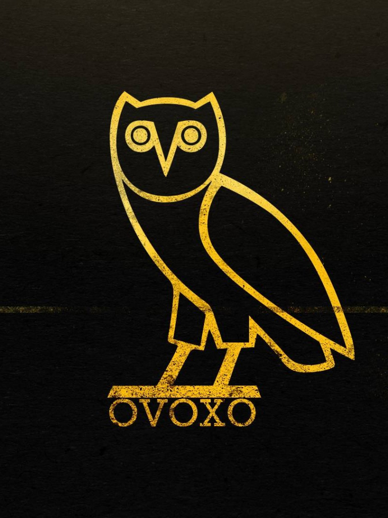 768x1024  Скачать бесплатно обои Drake Gold Owl Rap [1080x1080] для рабочего стола Мобильный \ u0026 планшет | Исследуйте 48+ OVOXO Wallpaper HD | Обои с драконом Tumblr OVO Обои с совой Обои с логотипом совы с драконом