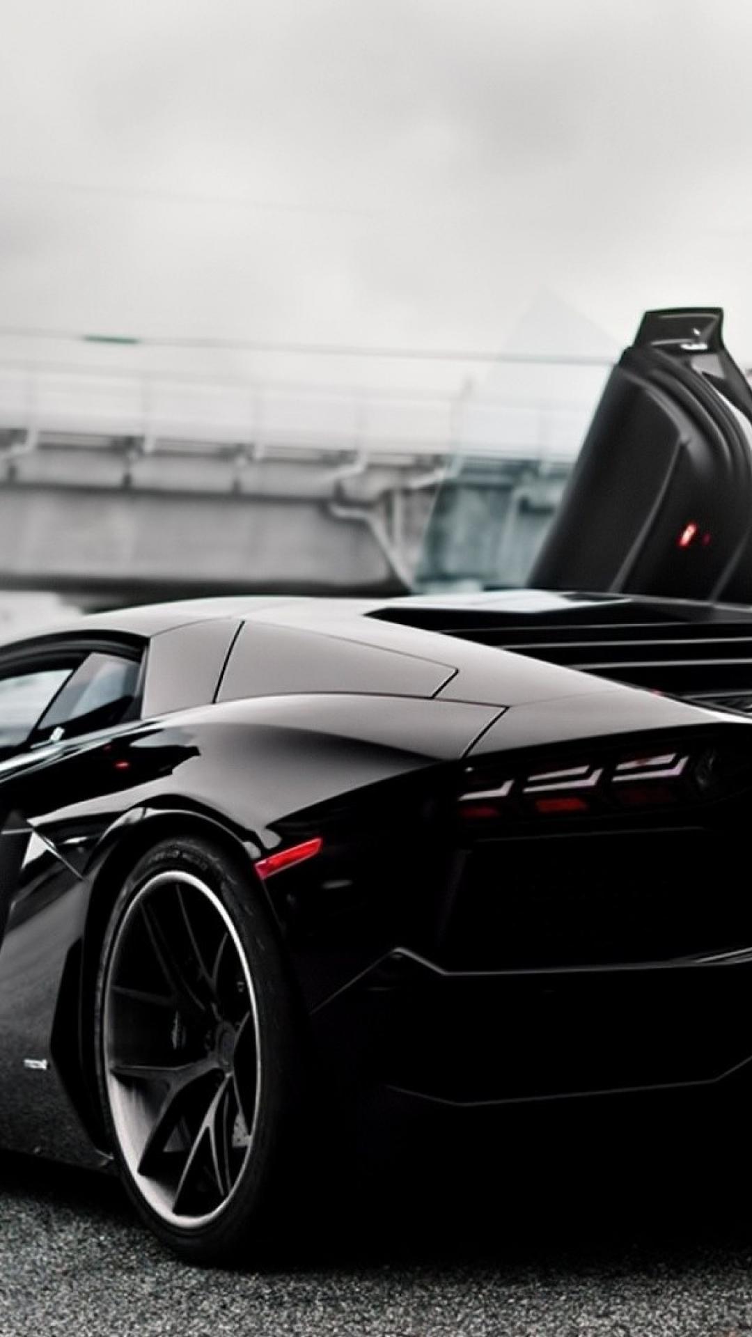 1080x1920 Car Lamborghini Aventador Black - Vertical Hd Car Wallpapers 1080p - 1080x1920 Wallpaper - teahub.io 